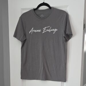 Armani Exchange Charcoal Men's Tee